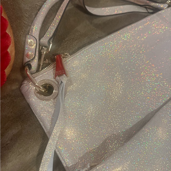 Aimee Kestenberg Shimmering Cream Shoulder Bag - Picture 12 of 13